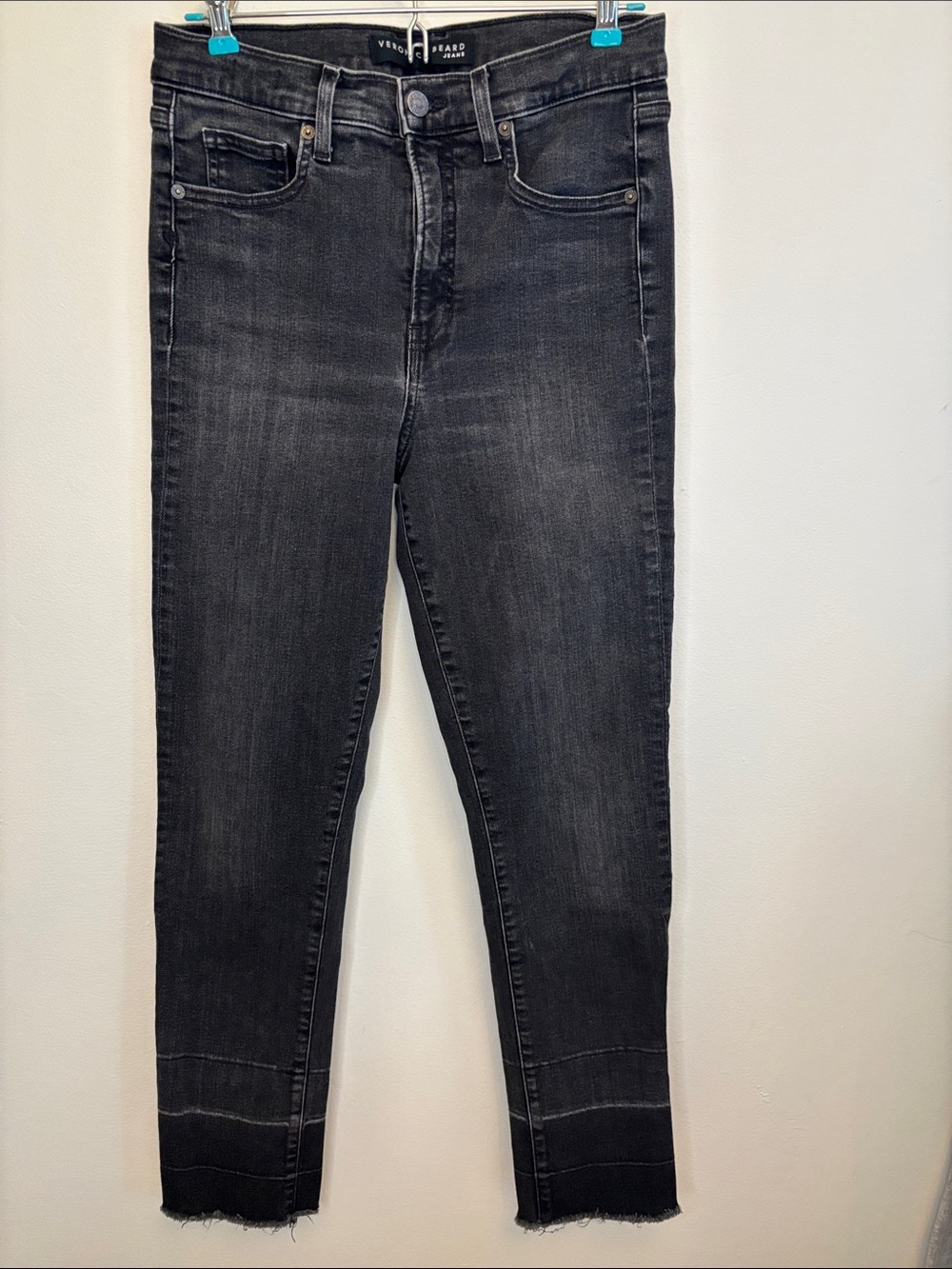 Veronica Beard Ryleigh Slim Straight Jeans – Washed Onyx – Size 29 (8)